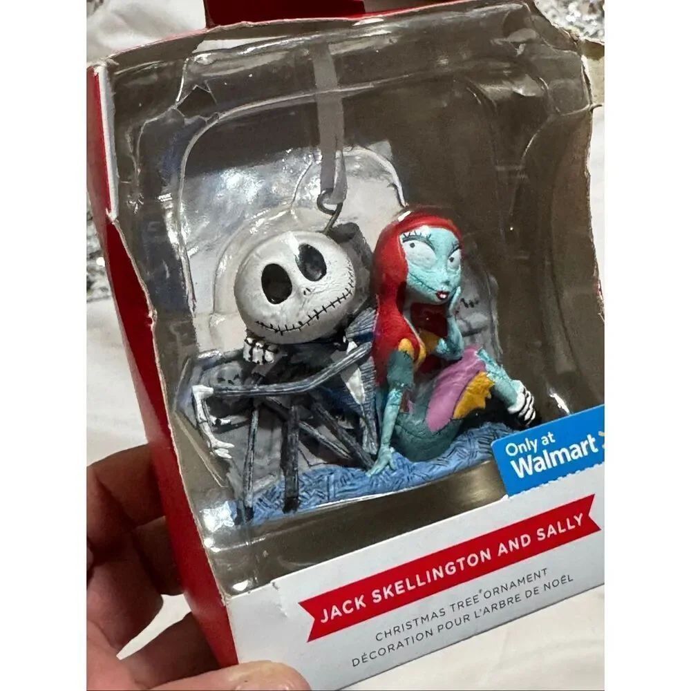 HALLMARK nightmare before Christmas funco jack sally DISNEY ORNAMENT 2025